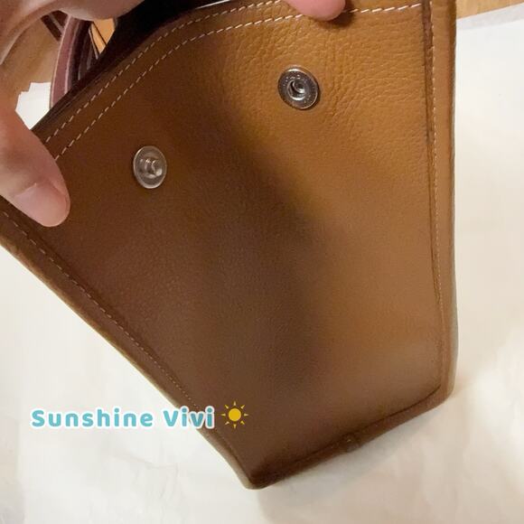 NWT COACH Large Smith Tote Pebble Leather CM716 Penny Multi Brown - Picture 8 of 13